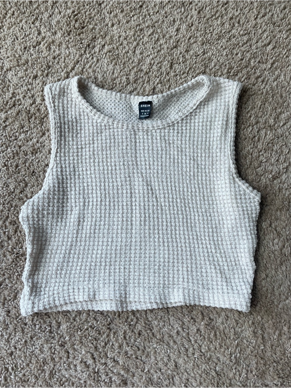 Knit Cropped Tank Top